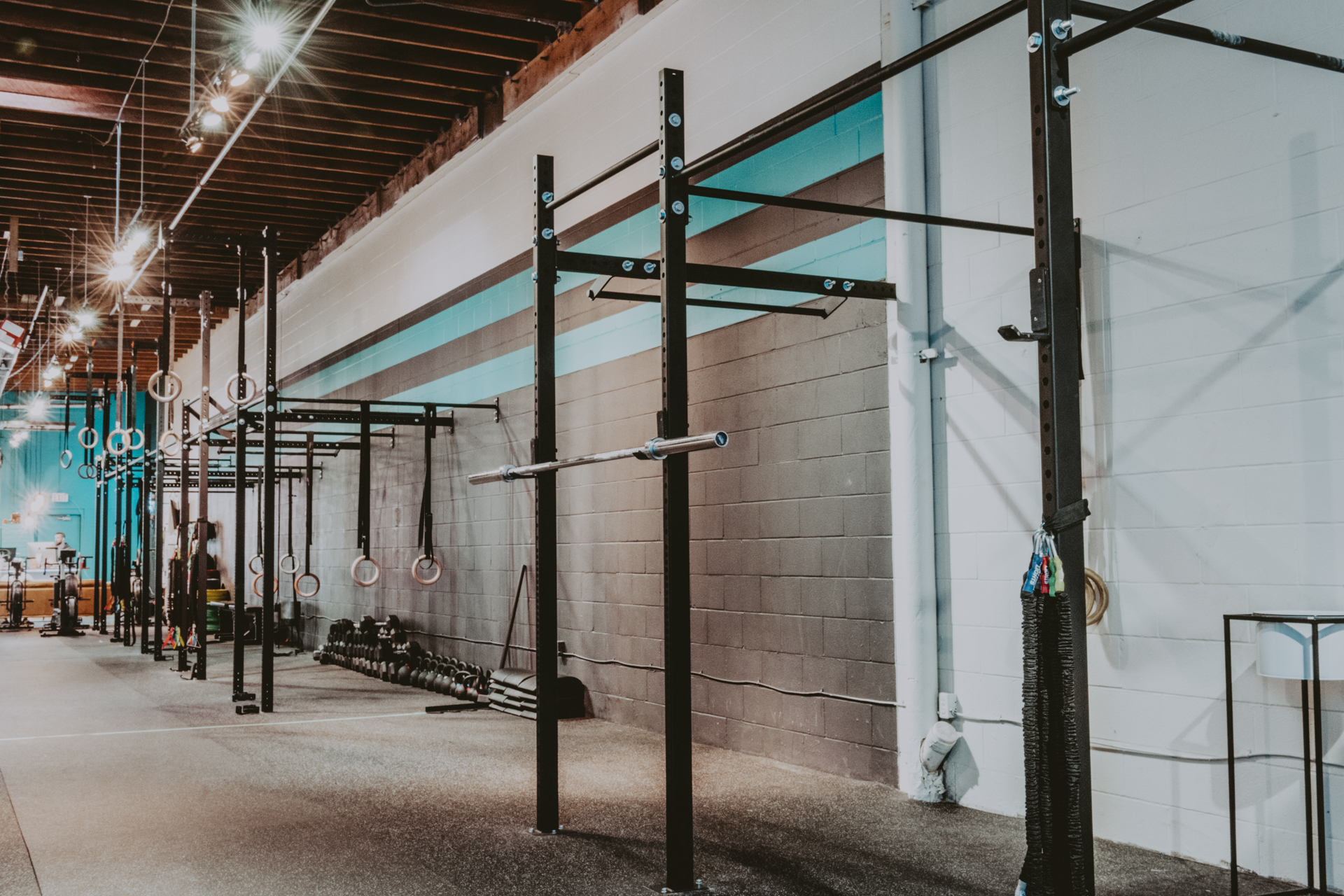 Interior of Best CrossFit Gym Design for a Victoria BC CrossFit Gym