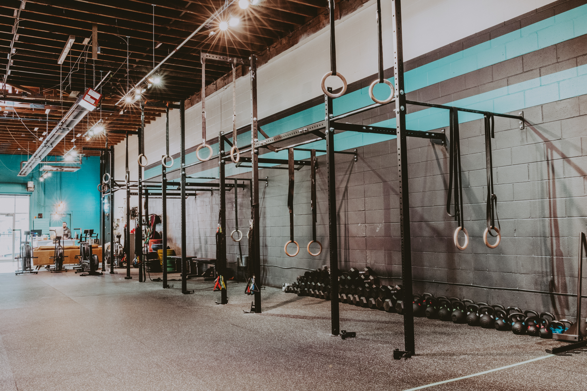 Interior of Best CrossFit Gym Design for a Victoria BC CrossFit Gym