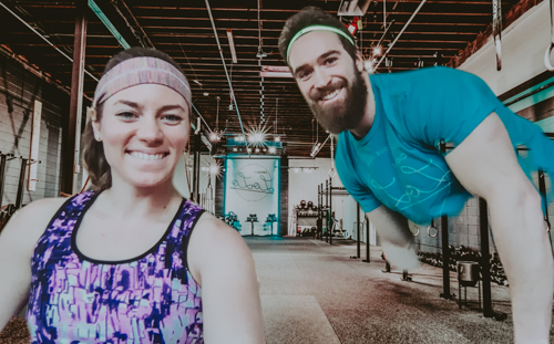 Adam Davidson teaches free online fitness classes in his victoria bc crossfit gym