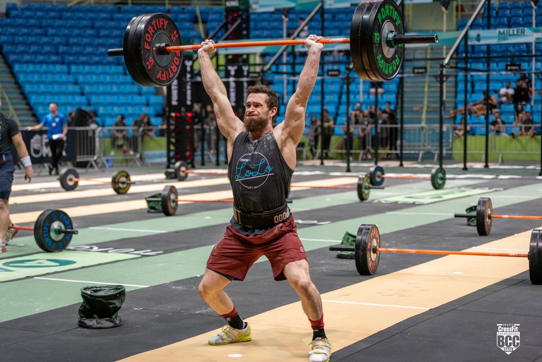 Adam Davidson wins the Brazil CrossFit Championship in Sao Paulo 2020, earning his position to compete at the 2020 CrossFit Games