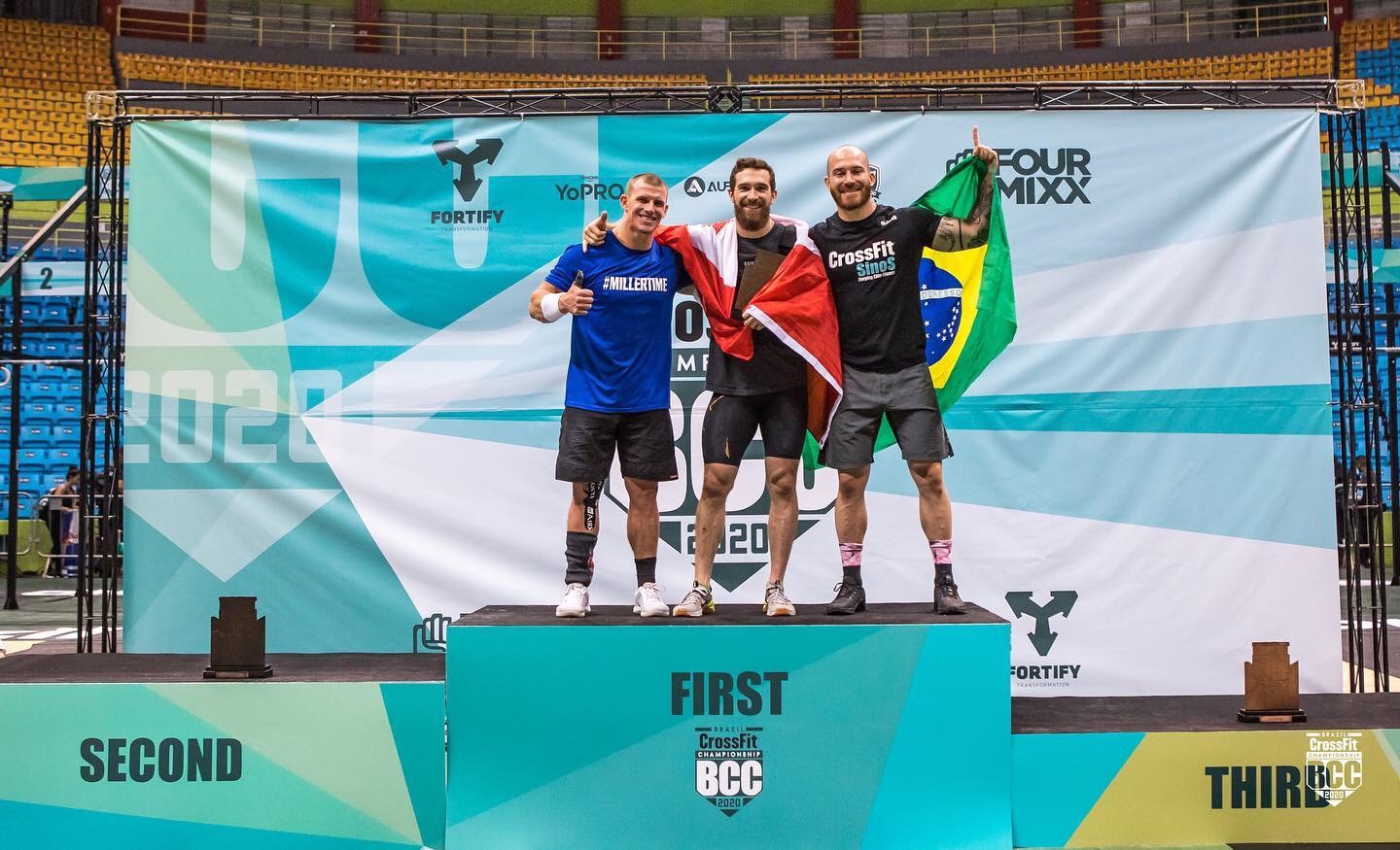 Adam Davidson wins the Brazil CrossFit Championship in Sao Paulo 2020, earning his position to compete at the 2020 CrossFit Games